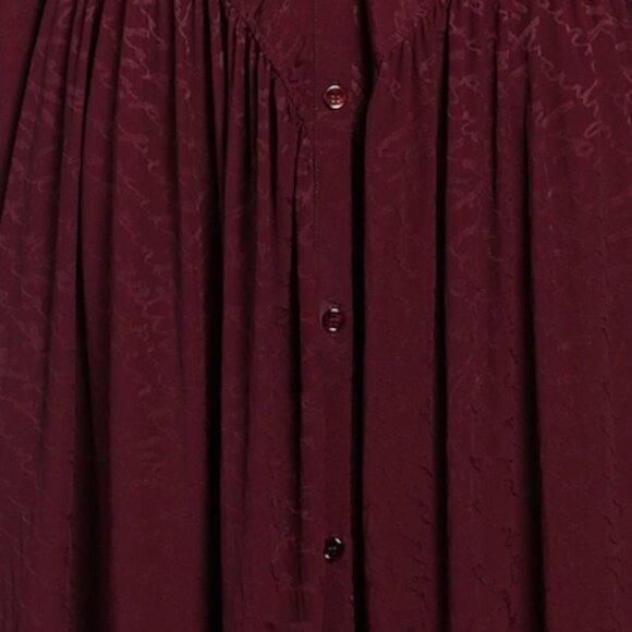 Pinko Midi Shirt Dress With Fluid Logo - Picture 4 of 7